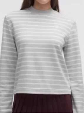 Lululemon Cotton French Terry Crewneck Pullover Yachtie  **missing size tag S/M